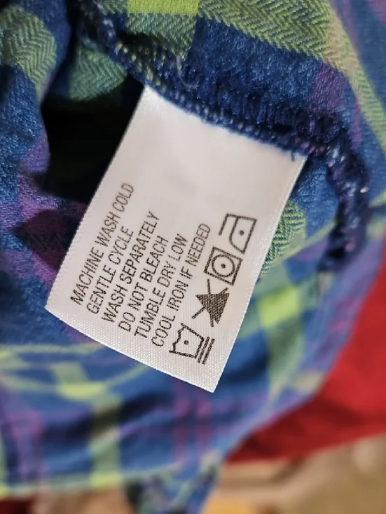 Orvis Green & Blue Plaid Long-Sleeve Button-Down Shirt - Picture 8 of 11